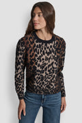 LEOPARD OMBRÉ SWEATER