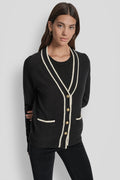 TIPPED CARDIGAN