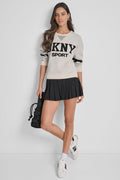 LOGO VARSITY JACQUARD SWEATER